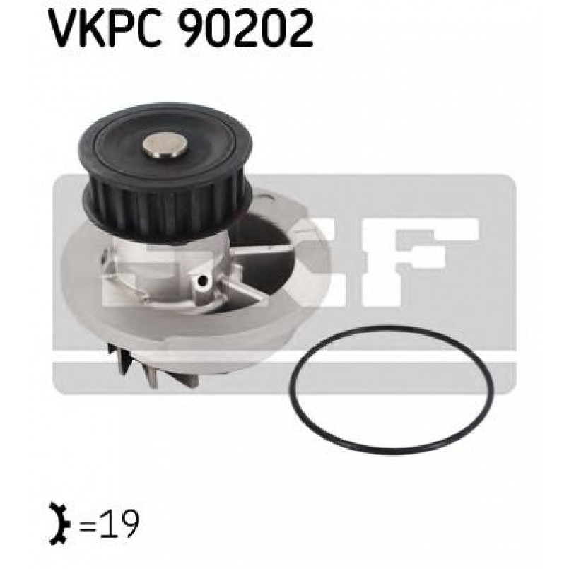 VKPC 90202 SKF - Насос охолоджуючої рідини